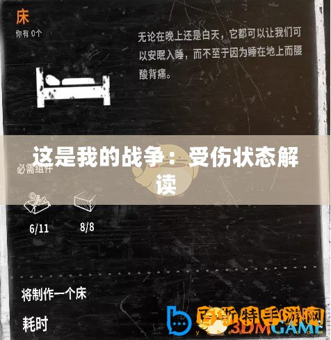 這是我的戰(zhàn)爭：受傷狀態(tài)解讀