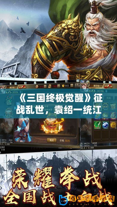 《三國終極覺醒》征戰亂世，袁紹一統江山！
